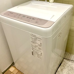 パナソニック洗濯機・ホワイト