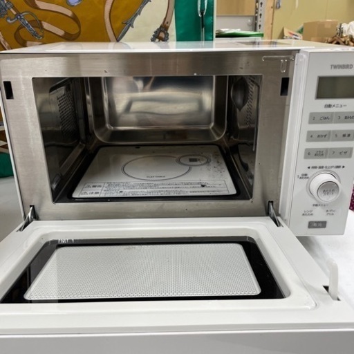 TWINBIRD ツインバード オーブンレンジ DR-E852 ホワイト 2021年製