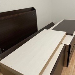 ニトリ シングルベッドフレーム(ジオ チェスト40J MBR)