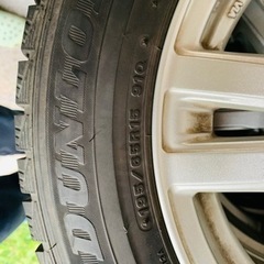 決定しました ダンロップ スタッドレス195/65R15 アルミホイール付き4 