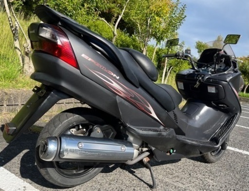 動画有り Kawasaki エプシロン 250 ETC付き 美車 マットブラック ファイアーカラー ビックスクーター 250cc