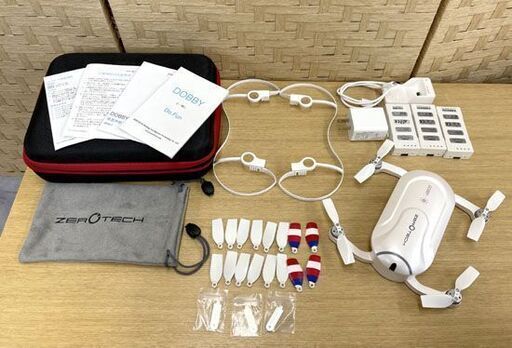 ZEROTECH DOBBY ポケットドローン DB16-100B ハードケース付き 空撮 撮影 ドビー 飛行確認 難あり 札幌市手稲区