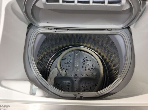 （11/19受渡済）YJT5468【SHARP/シャープ 5.5㎏洗濯機】高年式 2018年製 ES-TX5B 家電 洗濯 乾燥機能付