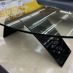 ⭐️重厚感！⭐️ ASAHI アサヒ 本革 応接4点セット 3Pソファ 1Pソファ ガラステーブル 1013-01