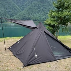 テント WAQ Alpha T/C SOLO DX ブラック 【中古】