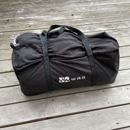 WAQ alpha tc black 黒　二股ポール付 ソロテント WAQ Alpha T/C ソロキャンプ用ティピテント – WAQ