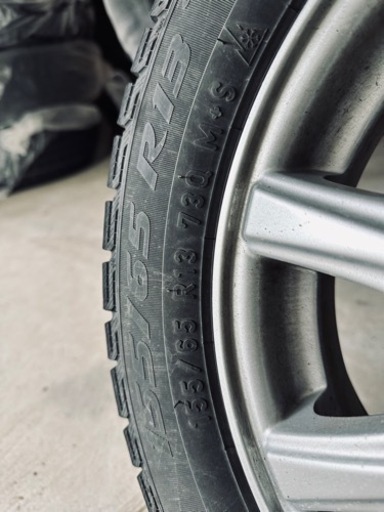 PIRELLI バリ山バリ溝ヒゲ付きスタッドレスタイヤ&ホイール13インチ4本