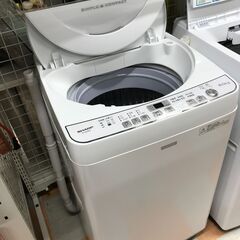 洗濯機　シャープ ES-G60SC-W 2017年製 ※動作チェ...