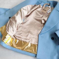 新品　N°21 ヌメロヴェントゥーノ　ハーフコート　ライトブルー 新品 N°21 ヌメロヴェントゥーノ ハーフコート ライトブルー