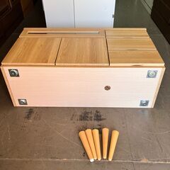 幅110　脚付きリビングキャビネット　天然木脚 収納 木製 棚 引き出し リビングボード　 扉付き　ナチュラル　オーク