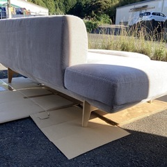 カリモク UU40 クッション2個付アームレススタイル オットマン 組み合わせいろいろ カバーリングタイプ 定価45万円前後