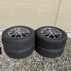 21年製DUNLOP WINTER MAXX03 215/60R16 ホイール付4本セット