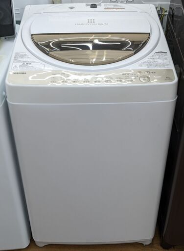 TOSHIBA 洗濯機 AW-6G8 2019年　ag-kd082