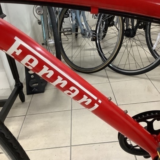 お話中 フェラーリ クロスバイク 赤 28インチ 自転車 Ferrari