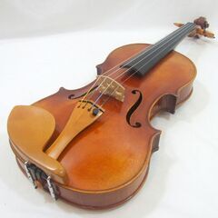 メンテ済み モダン ドイツ製 60s Joseph Schuster ヨーゼフ シュスター バイオリン 虎杢 柘植 4/4 モダンサウンド ボックスウッドフィッテング 虎杢 ドミナント弦 本体のみ 心地良い音色 手渡し 試奏歓迎 全国発送対応 中古バイオリン 名古屋近郊 愛知県清須市より 管理（カ）K7490