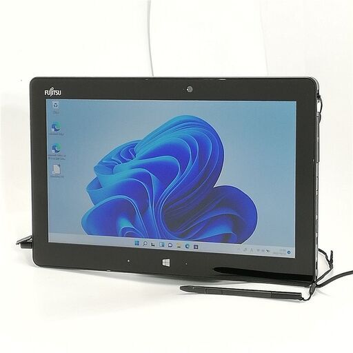 保証付 日本製 高速SSD 11.6型 タブレット 富士通 Q665/M 中古良品 第5世代 CoreM 4GB 無線 Bluetooth カメラ Windows11 Office済