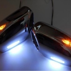 LUCKY SALE 在庫処分 RB1/2 前期 オデッセイ LED ウィンカーミラー フットランプ 交換式 メッキ ドアミラー ウインカー