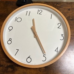 シンプル掛け時計　ほぼ未使用