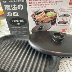 レンジで魚が焼ける魔法の皿☆電子レンジ　魚焼きグリル