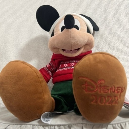 ミッキーぬいぐるみ　クリスマス2022