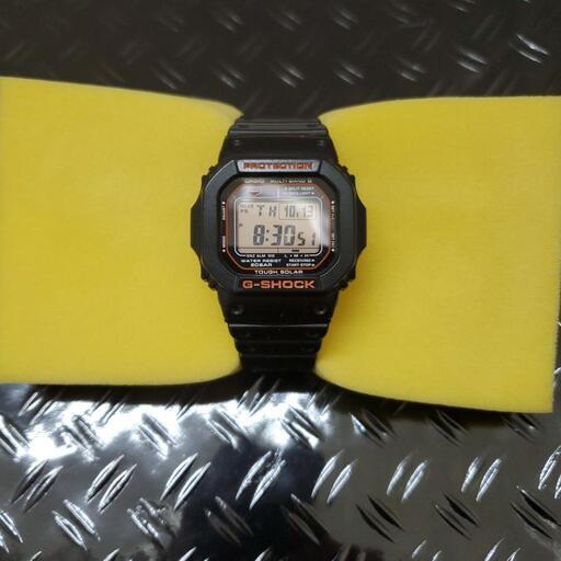 【美品】ジャイアンツカラー CASIO G-SHOCK ソーラー電波時計