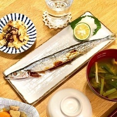 【無料】秋刀魚皿2枚+1枚
