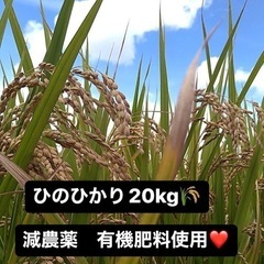 新米♡有機肥料使用♡減農薬　ヒノヒカリ20kg