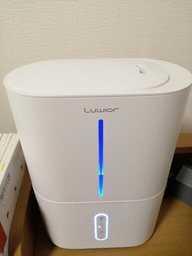 Luwior 加湿器 大容量 卓上 除菌加湿器 電解水除菌 超音波式 アロマ加湿器 28dB極静音 (3L1)\n\n
