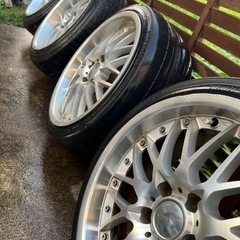 深リム　18インチ 114.3 (値下げ交渉有)
