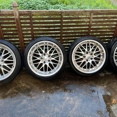 深リム　18インチ 114.3 (値下げ交渉有)