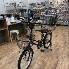 ブラック　自転車　おしゃれ　ほぼ新品