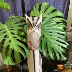 木製 白いラクダ🐫