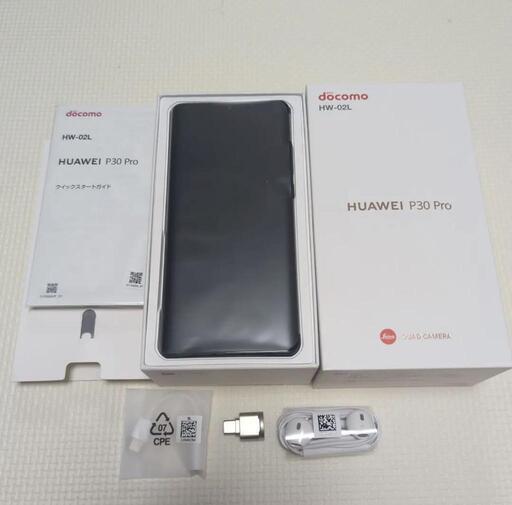 スマホ/家電/カメラドコモ Huawei p30 pro ブラック SiMロック解除済