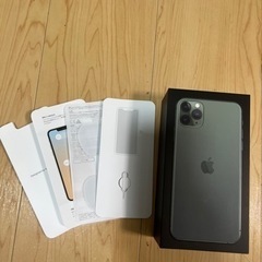 美品iPhone11PROMAX ミッドナイトグリーン256GB