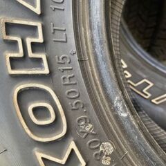 ヨコハマジオランダー３０✕9.5R15LTタイヤ４本