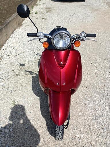 ホンダ トゥデイ ワインレッド AF61 フロントタイヤ・グリップ・クラッチシュー・ドライブベルト・エアクリーナー新品 シート張替え済 ホンダ トゥデイ ワインレッド AF61 フロントタイヤ・グリップ