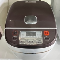 高級土鍋加工炊飯器DT-SH1410-3 6合炊き　ホワイト 大...