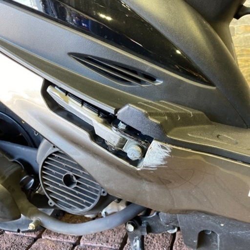 キムコ GP125 黒色 セル始動 実動 バイク 走行距離少ない メットイン