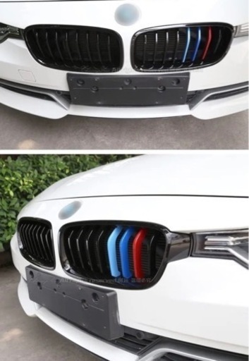 BMW フロントグリルキャップとオーディオスイッチカバー
