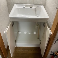 値下↓ 洗面台 シングルレバー混合栓付き 新品！未使用品