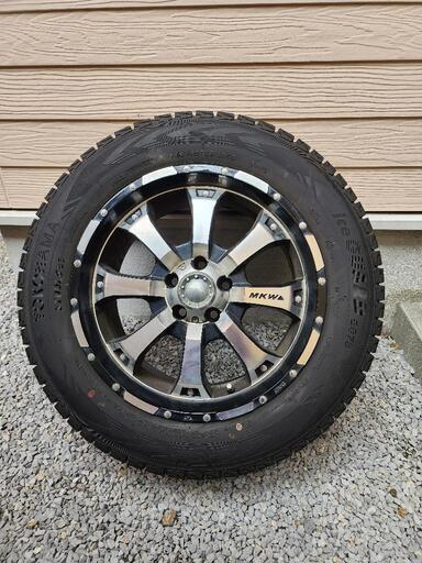 配送 【バリ溝！】MKW MK-46 8.5J-18インチ ヨコハマ iceGUARD G075 