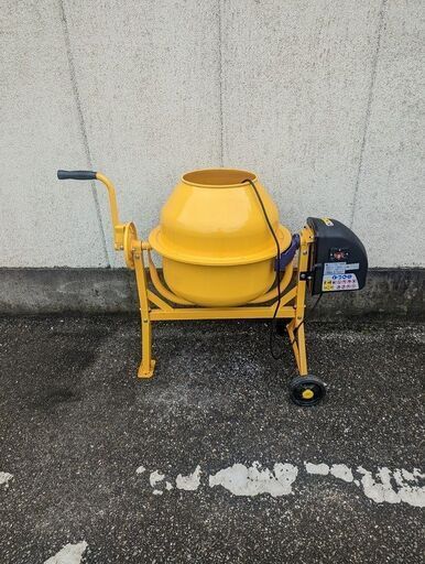 送料込 練り量約30L 電動コンクリートミキサー まぜ太郎 AMZ-30Y 送料込 練り量約30L 電動コンクリートミキサー まぜ太郎 AMZ-30Y