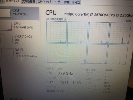 ノートパソコン core i7 windows11 オフィス付き AH77/GB