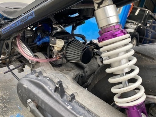 ホンダ ズーマー50cc キャブ新品 BURIALマフラー 社外サス ローダウン