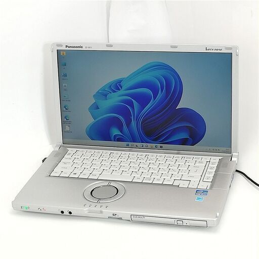日本製 新品SSD 15.6型 ノートパソコン Panasonic CF-B11AWDCS 中古美品 第3世代 Core i5 8GB DVD 無線 Windows11 Office