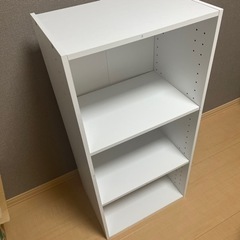 【ネット決済】ニトリ　3段カラーボックス　ホワイト