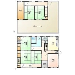 希少戸建て🉐伊勢市🉐ペット可🉑6DK +納戸🏘駐車場付き❗…