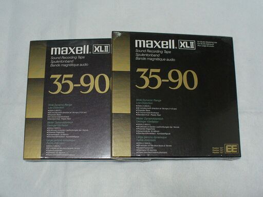 未開封・未使用 maxell xlⅡ35-90 EE オープンリールテープ