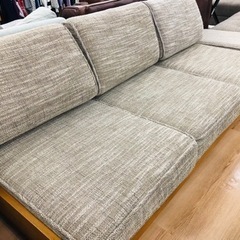 UNICO オットマン付3人掛けソファー