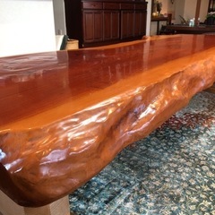 槻一枚板のテーブル　　値下げ中です